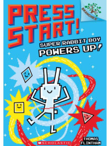 press start, super rabbit boy powers up! by thomas flintham