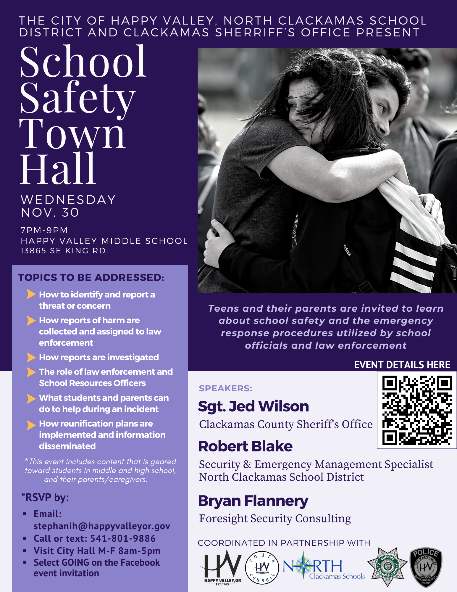 School Safety Town Hall 2022 poster (3)