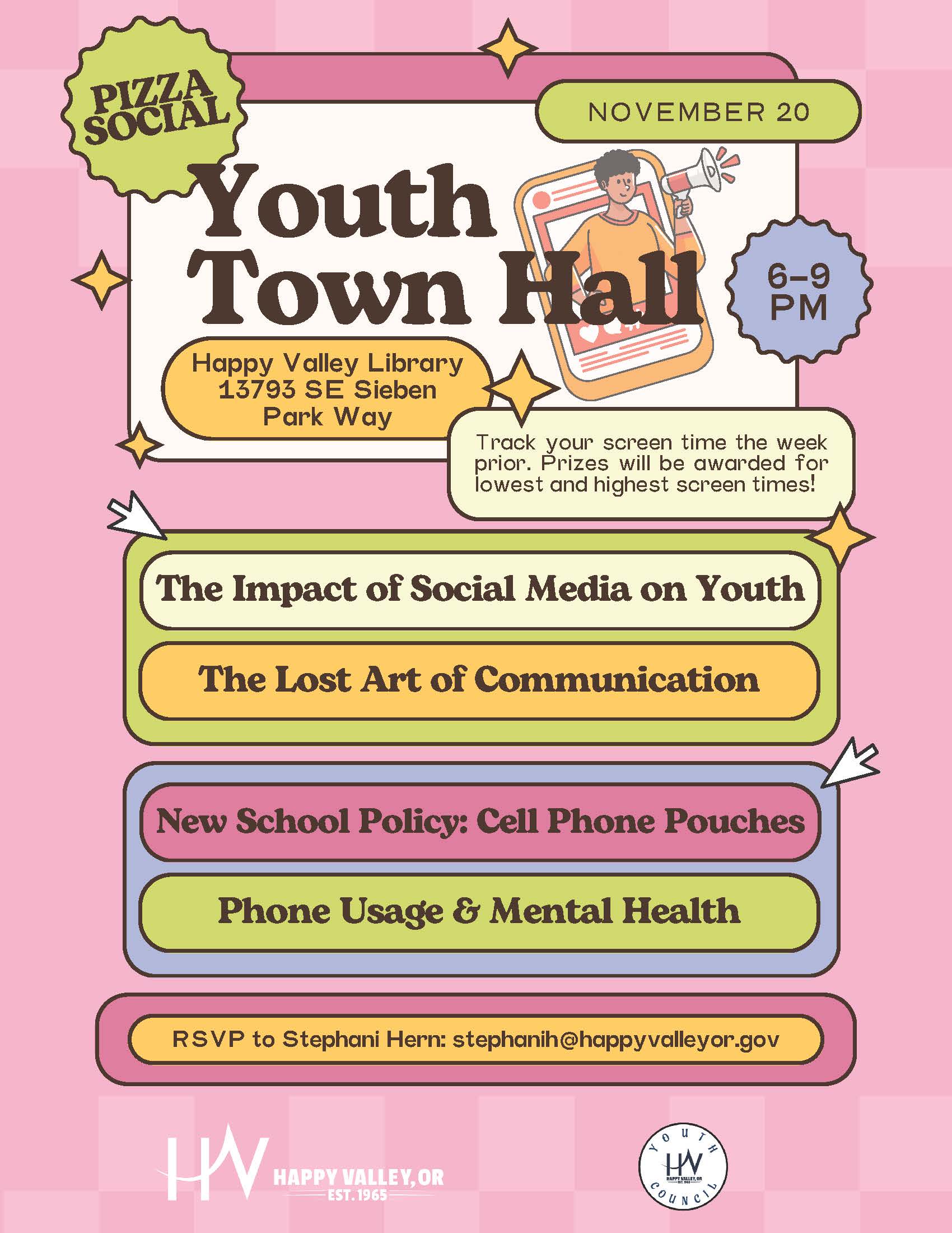 Youth Town Hall - Flyer
